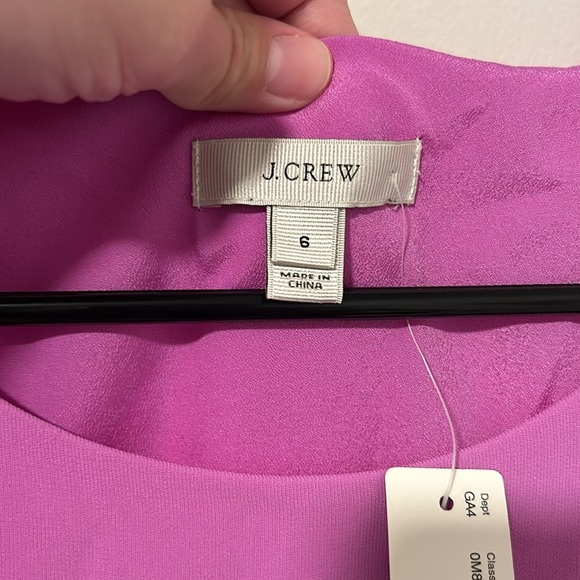 NWT J Crew Barbie Pink Sleeveless Dress Style 58579 Size 6 - Picture 3 of 6